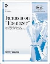 Fantasia on EBENEZER Handbell sheet music cover